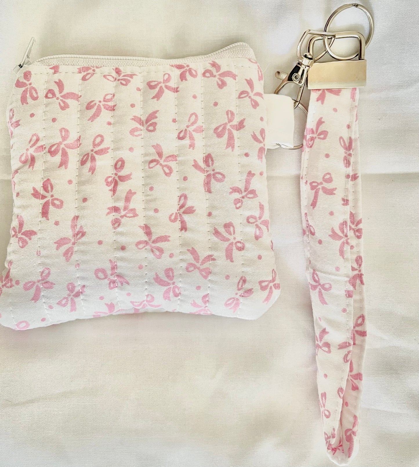 (New) ribbon key chain wallet