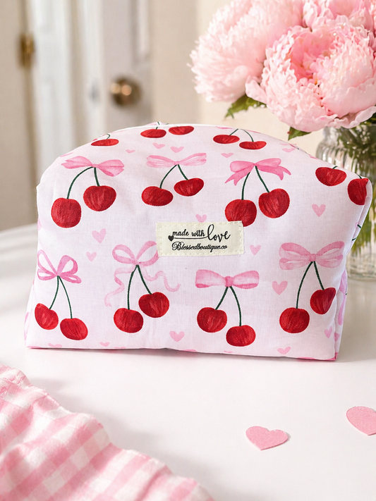 boxy makeup bag (sweetheart collection)