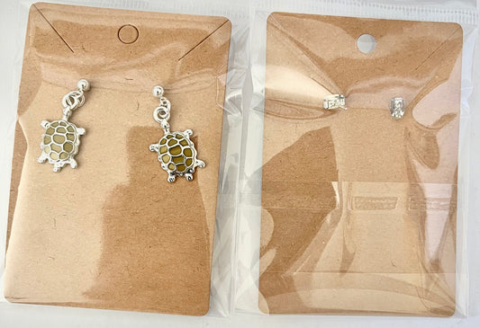 Turtle earrings