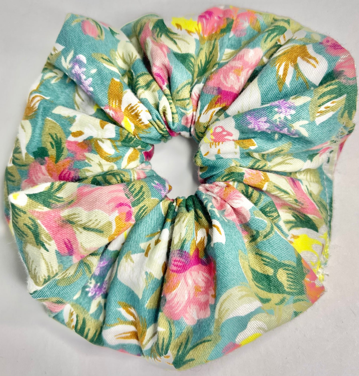 Floral scrunchie